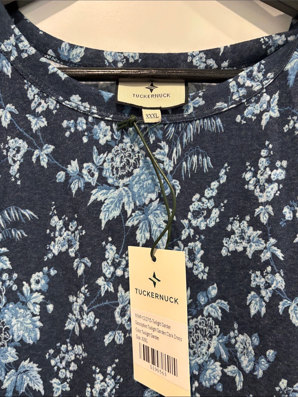 Tuckernuck Navy and Light Blue Floral Dress - Picture 2 of 6
